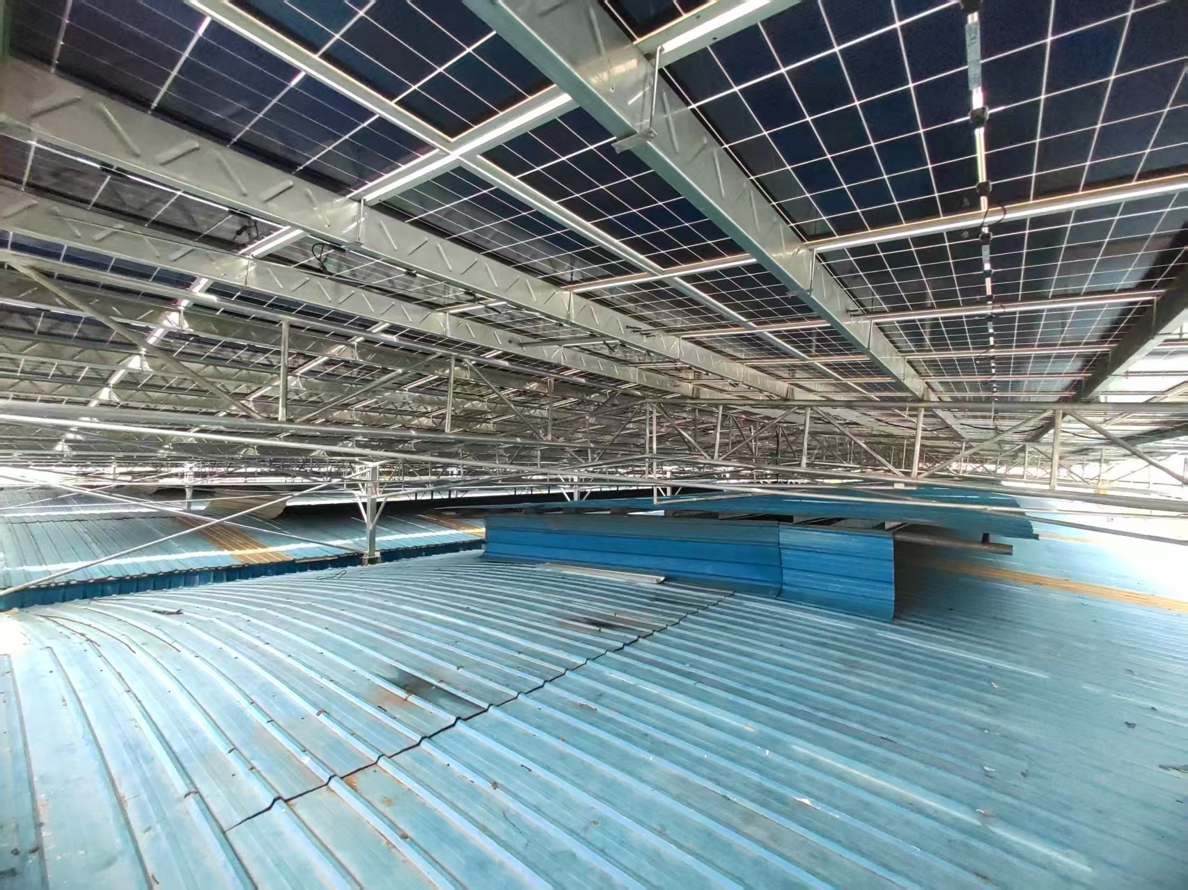 光伏圆管支架案例图2